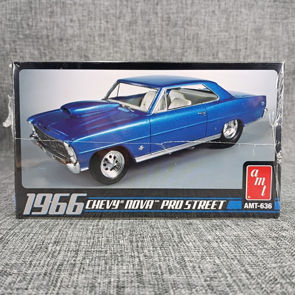 AMT #AMT636 1966 Chevy Nova Pro Street 1/25 Scale Kit Sealed